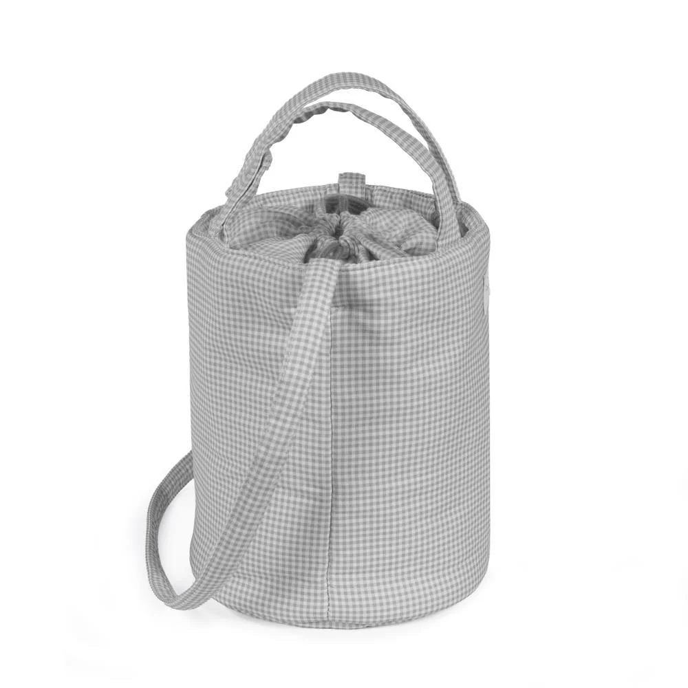 Mala Organizadora Bucket Pasito a Pasito Little Vichy Grey - Image 4