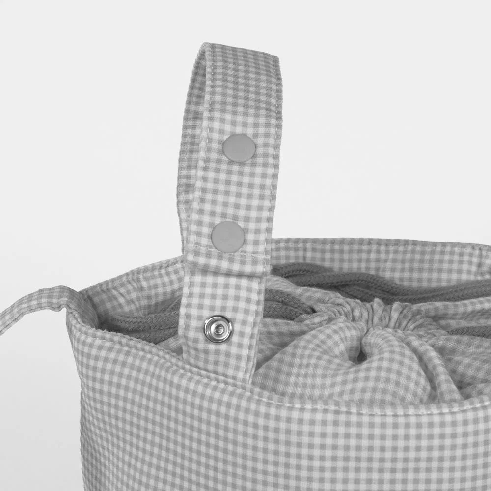 Mala Organizadora Bucket Pasito a Pasito Little Vichy Grey - Image 7