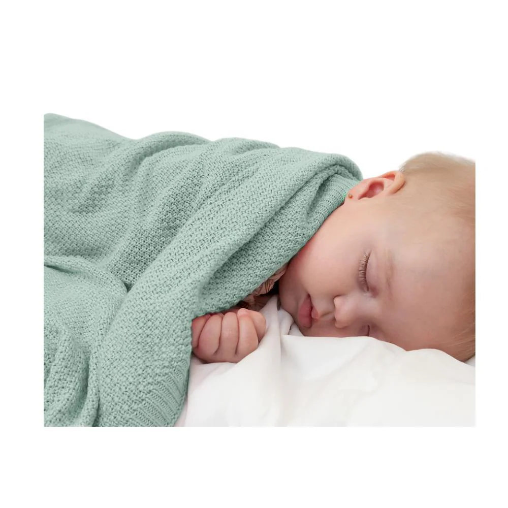 Manta em Bambu KioKids Verde 80 x 110 cm - Image 2