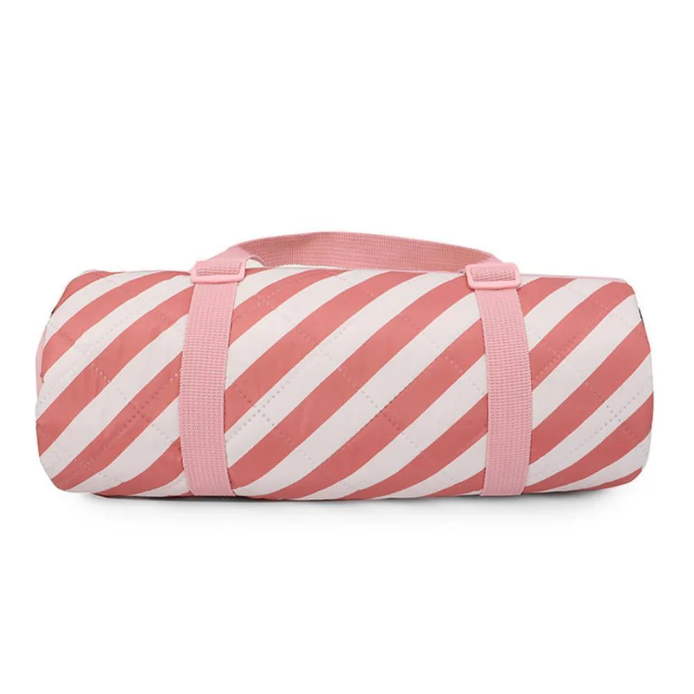 Manta de Piquenique Monnëka Stripes Bloom & Blush 140x170cm - Image 2