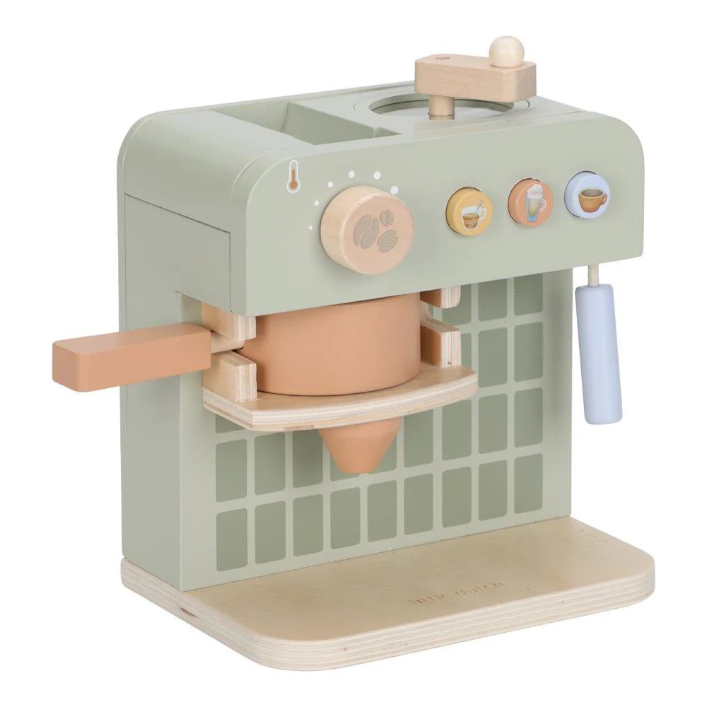 Máquina de Café com Acessórios em Madeira Little Dutch Green - Image 3