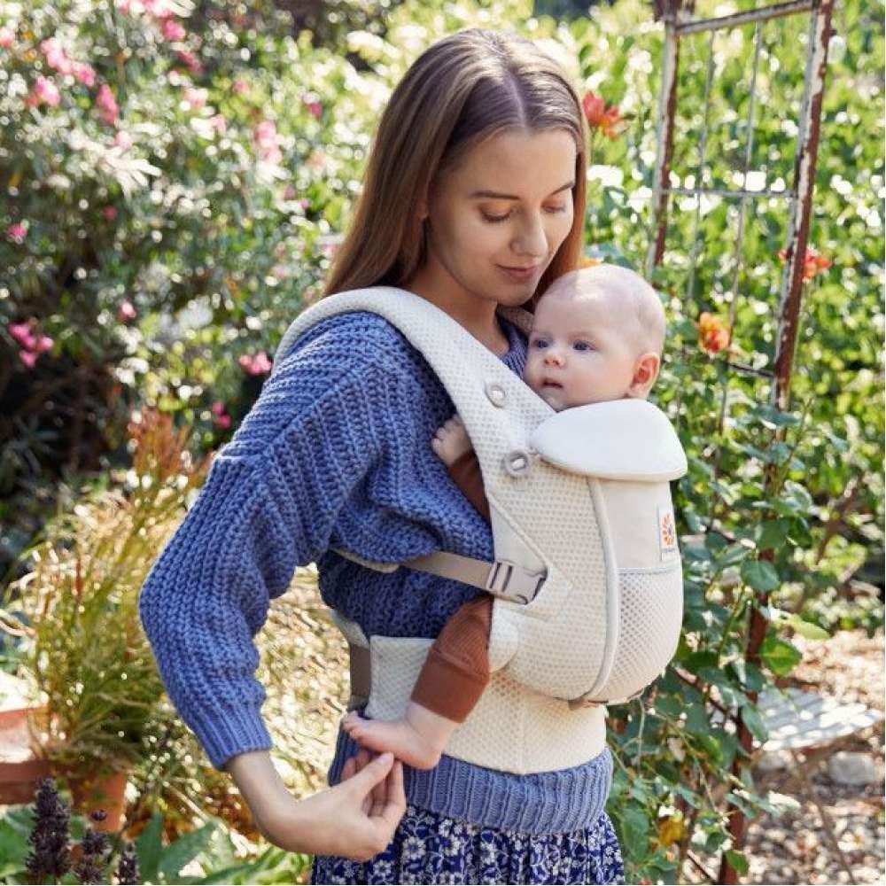 Marsúpio/Porta-Bebés Ergobaby Adapt Soft Flex Mesh Natural Beige - Image 5