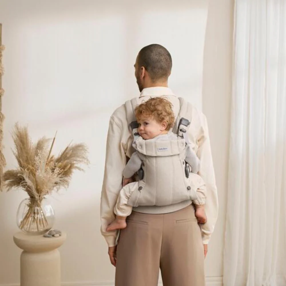 Marsúpio/Porta-Bebés BabyBjörn Harmony Melange Light Beige - Image 13