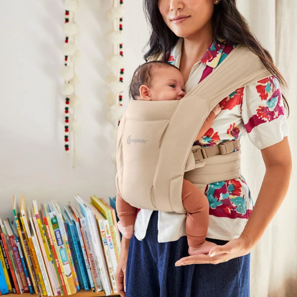 Marsúpio/Porta-Bebés Ergobaby Embrace Mesh Cream - Image 13