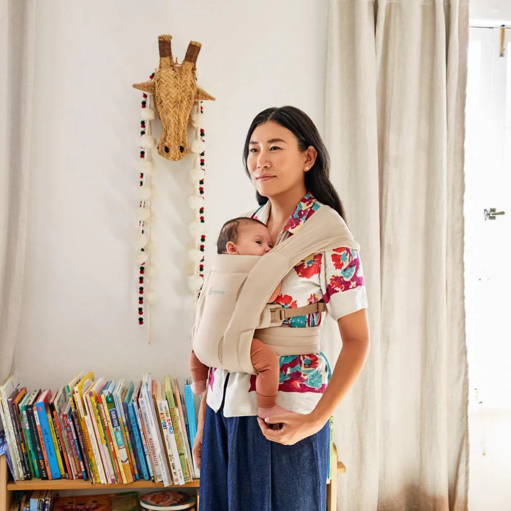 Marsúpio/Porta-Bebés Ergobaby Embrace Mesh Cream - Image 14
