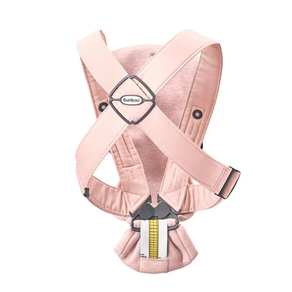 Marsúpio/Porta-Bebés BabyBjörn Mini 3D Jersey Light Pink - Image 3