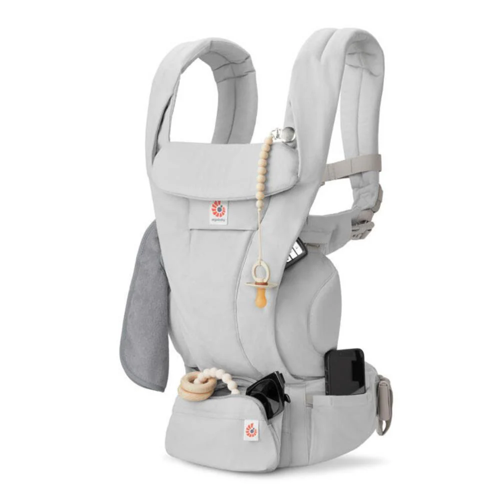 Marsúpio/Porta-Bebés Ergobaby Omni Deluxe Cotton Pearl Grey - Image 7