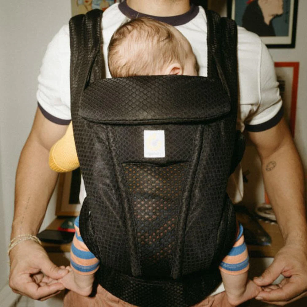 Marsúpio/Porta-Bebés Ergobaby Omni Deluxe Mesh Onyx Black - Image 10