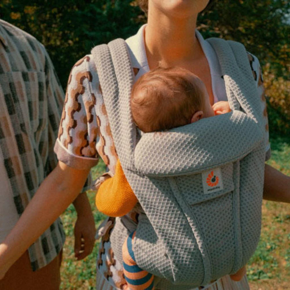 Marsúpio/Porta-Bebés Ergobaby Omni Deluxe Mesh Pearl Grey - Image 11