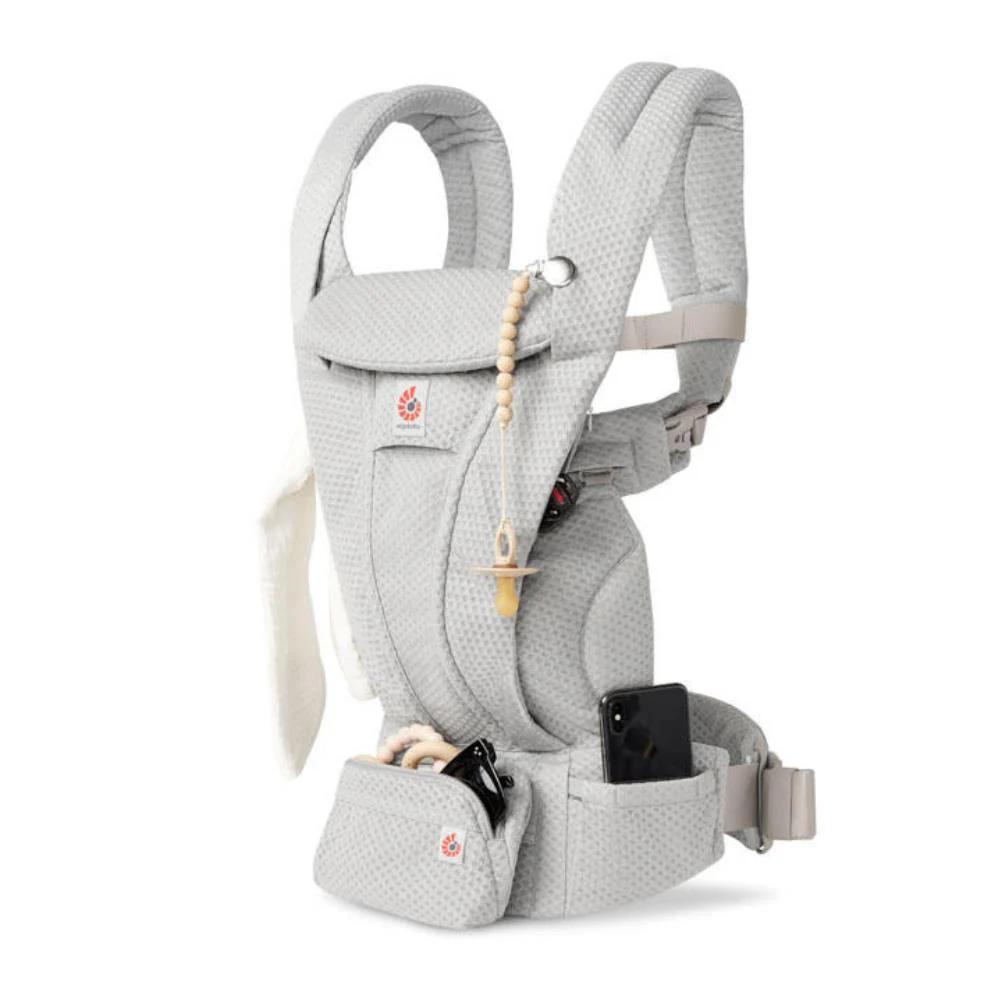 Marsúpio/Porta-Bebés Ergobaby Omni Deluxe Mesh Pearl Grey - Image 8