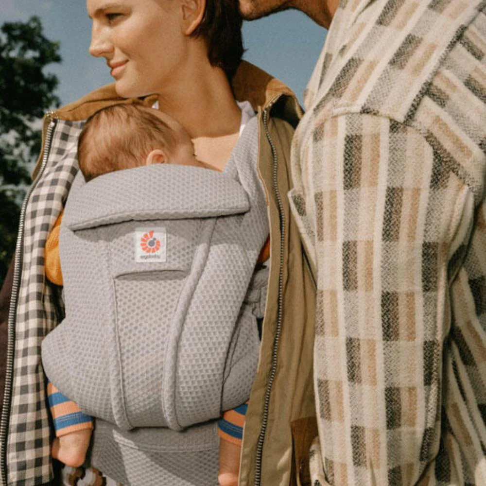 Marsúpio/Porta-Bebés Ergobaby Omni Deluxe Mesh Pearl Grey - Image 9