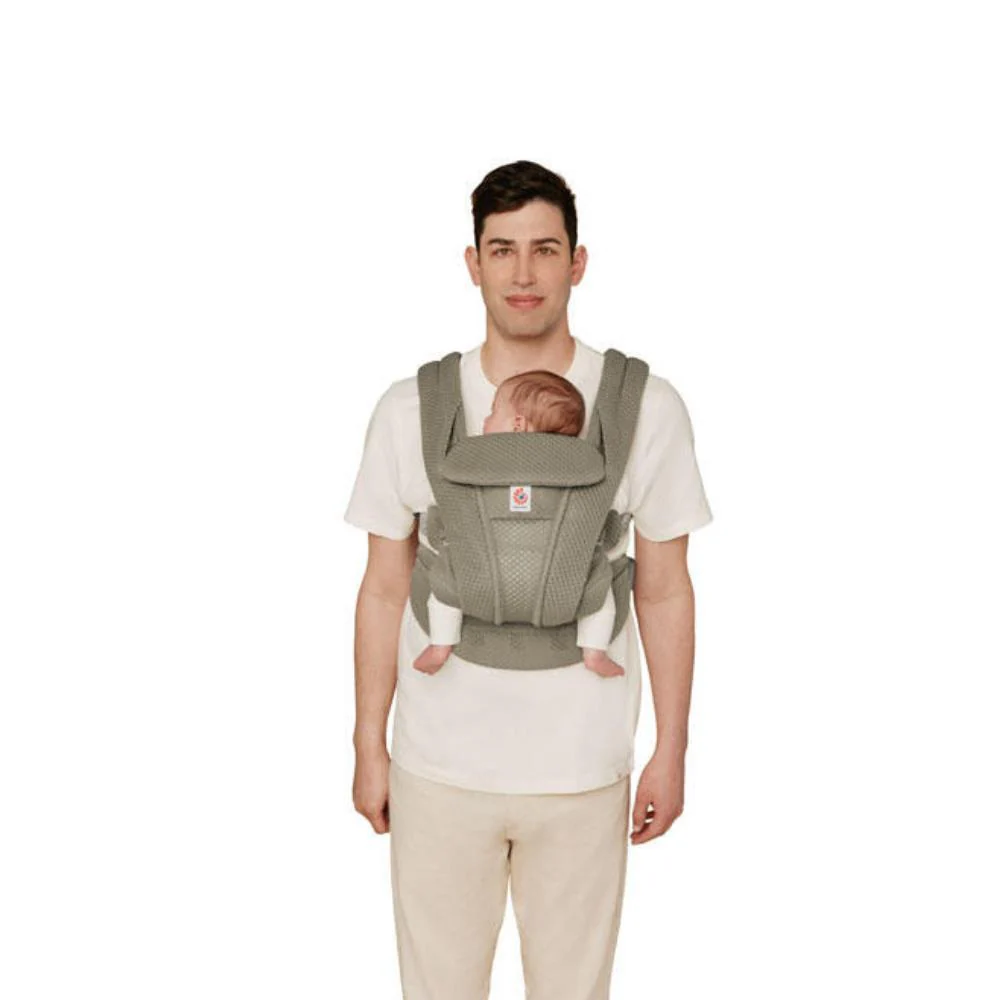 Marsúpio/Porta-Bebés Ergobaby Omni Deluxe Mesh Soft Olive - Image 7