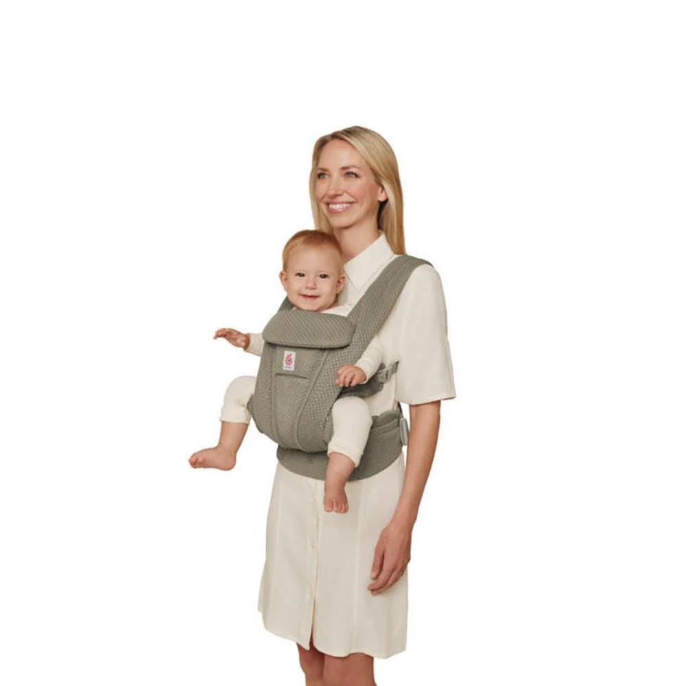 Marsúpio/Porta-Bebés Ergobaby Omni Deluxe Mesh Soft Olive - Image 8