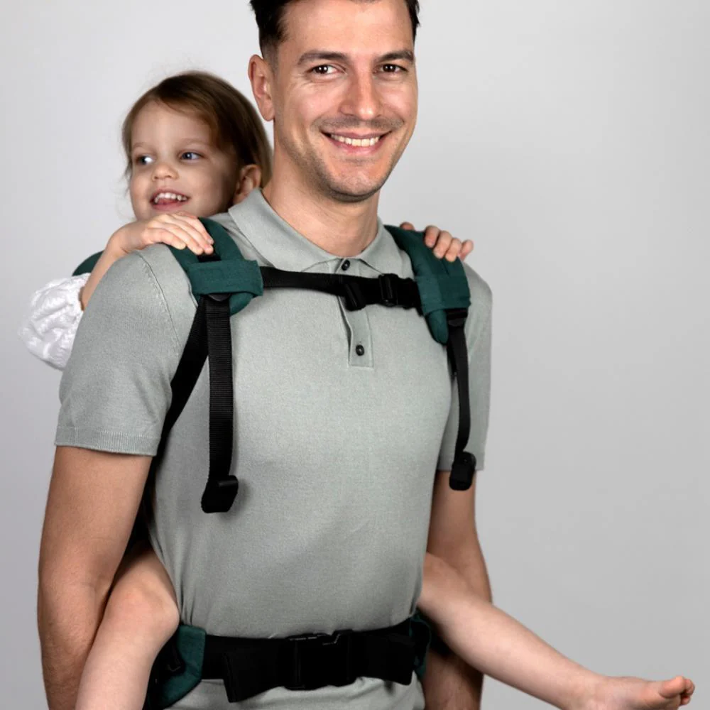Marsúpio/Porta-Bebés Isara Elite Evergreen Linen - Image 5