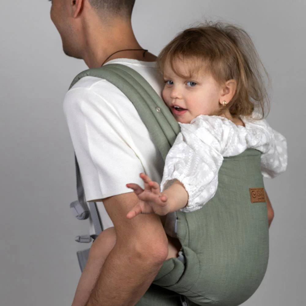 Marsúpio/Porta-Bebés Isara Elite Sage Green Linen - Image 8