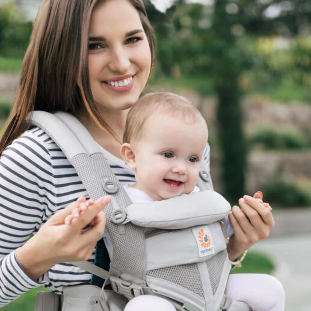 Marsúpio/Porta-Bebés Ergobaby Omni Classic Mesh Pearl Grey - Image 13