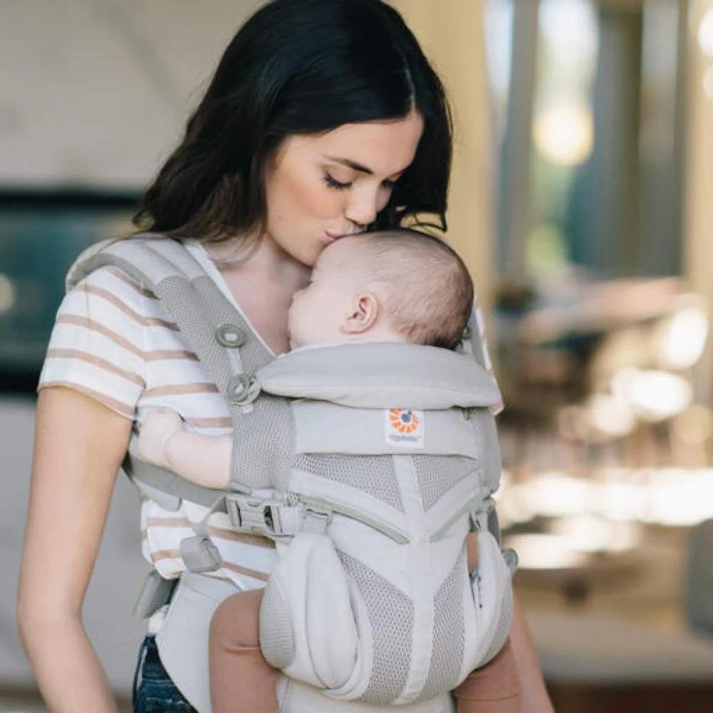 Marsúpio/Porta-Bebés Ergobaby Omni Classic Mesh Pearl Grey - Image 7
