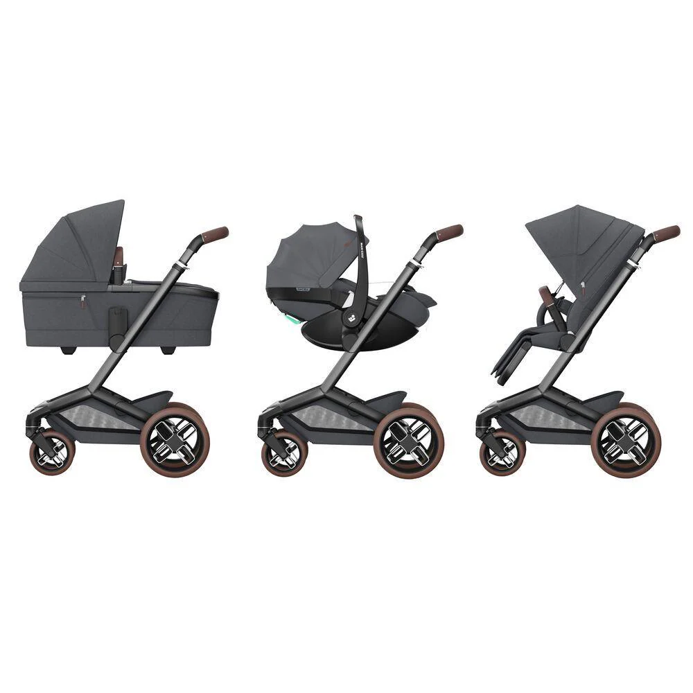Pack Maxi-Cosi Fame + Alcofa + Pebble 360 Pro² Twillic Graphite + Base FamilyFix 360 Pro - Image 2