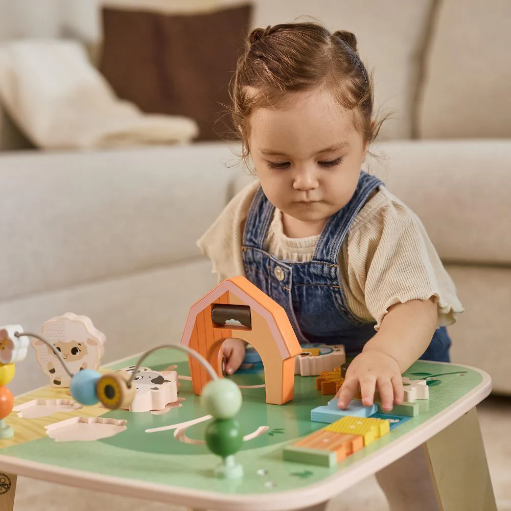 Mesa de Atividades em Madeira Tiny Love Farmers Funday - Image 6