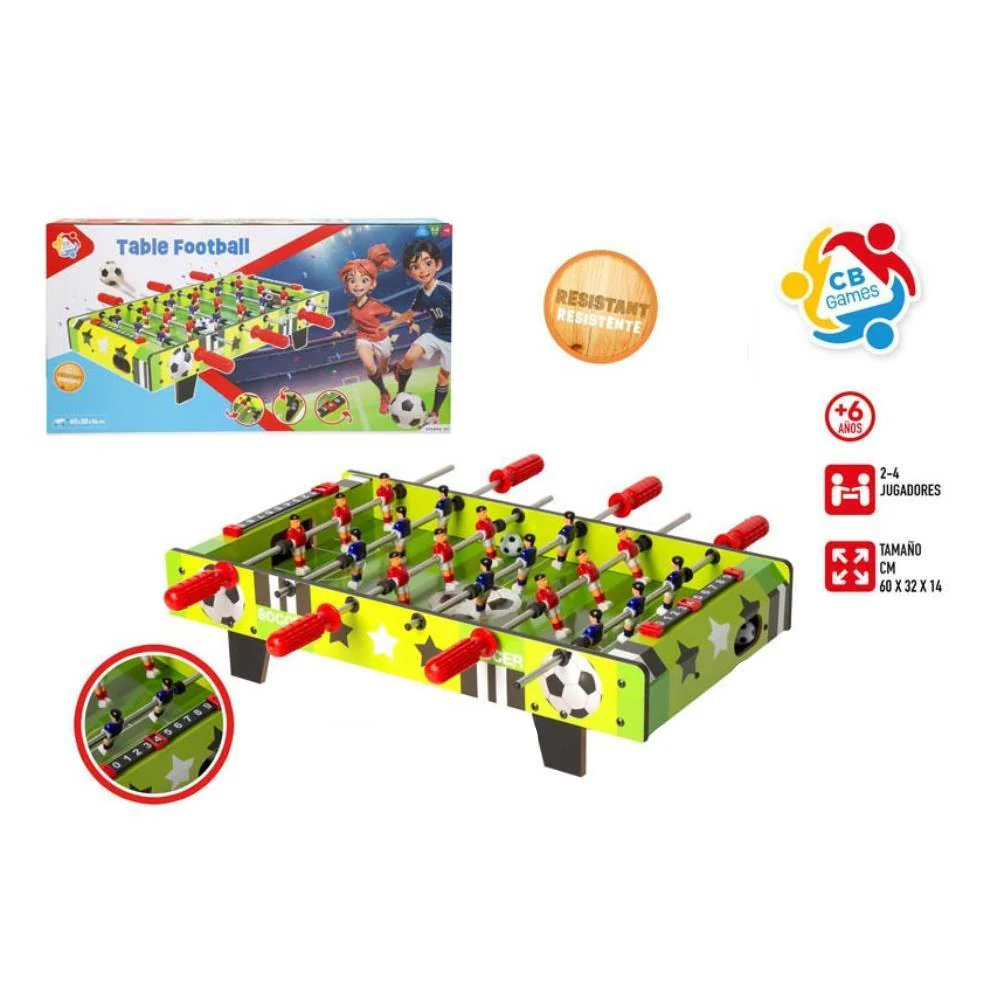 Mesa de Matraquilhos CB Games Verde em Madeira 60 cm - Image 2