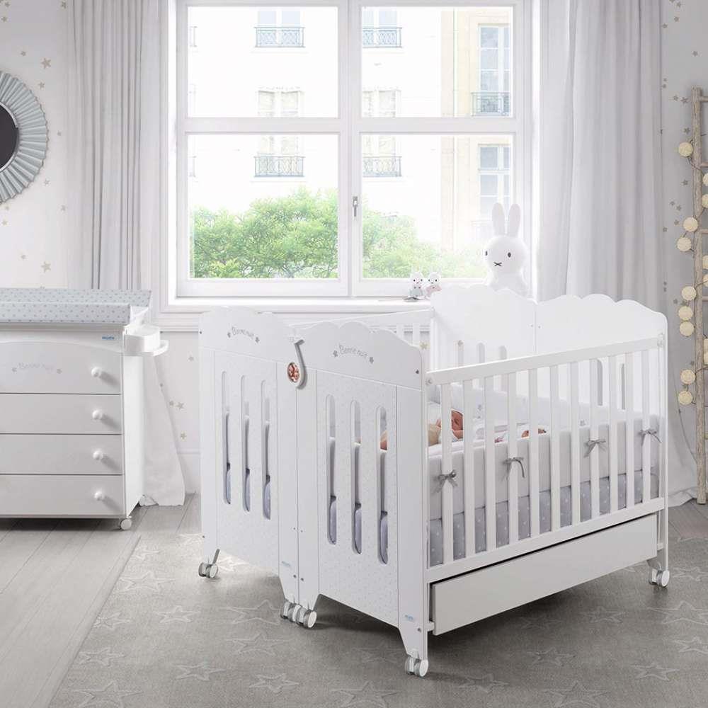 Micuna Kit Duo Gemelar Berço 120x60 Branco - Image 2