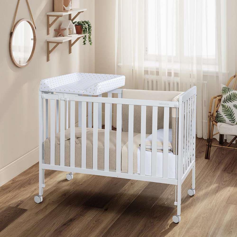 Muda Fraldas Micuna Estrelas Cinza para Berços de 120x60cm - Image 3