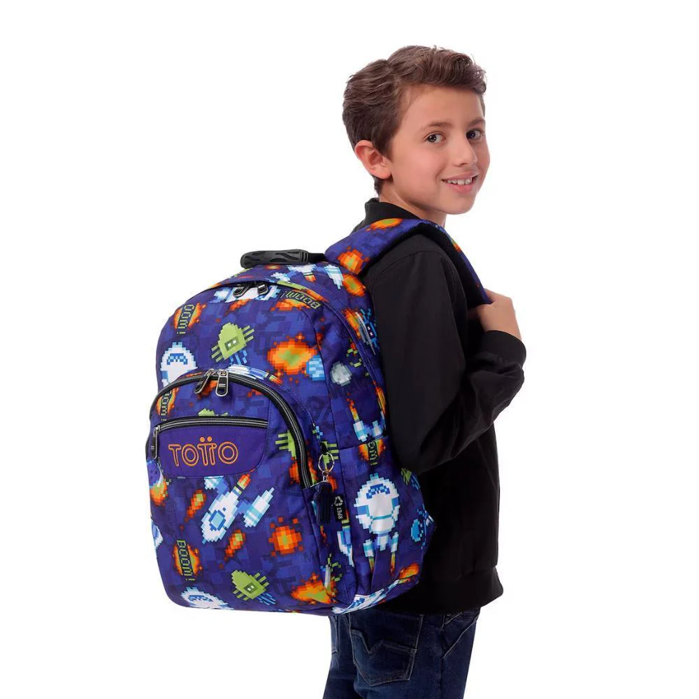 Mochila Grande Totto Acuareles 44cm - Image 5