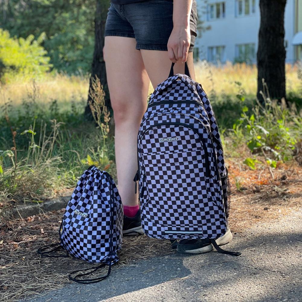 Mochila Checkerboard 50cm com Saco/Mochila - Image 6