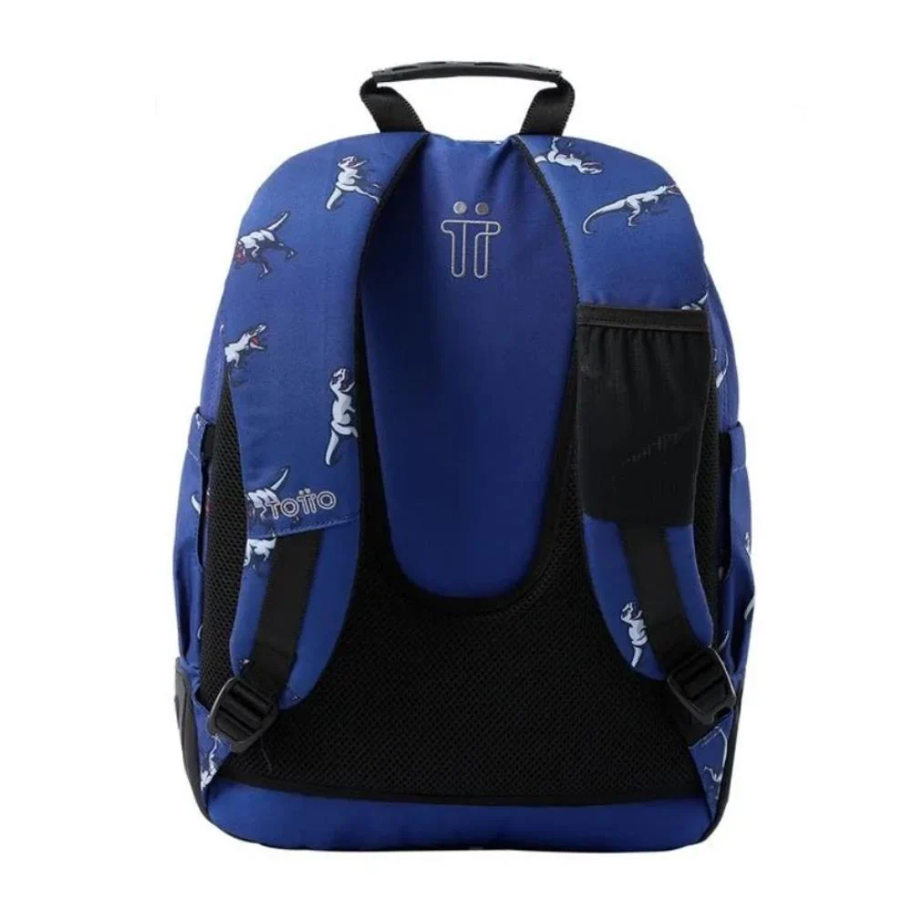 Mochila Média Totto Rayol Dinossauros Azul 44cm - Image 3