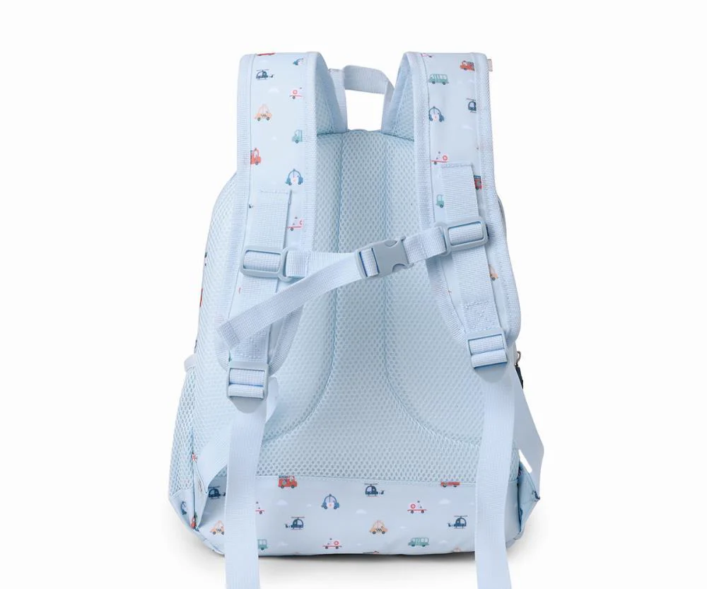 Mochila Média Tutete City Cars 38x27cm com Porta Chaves - Image 4