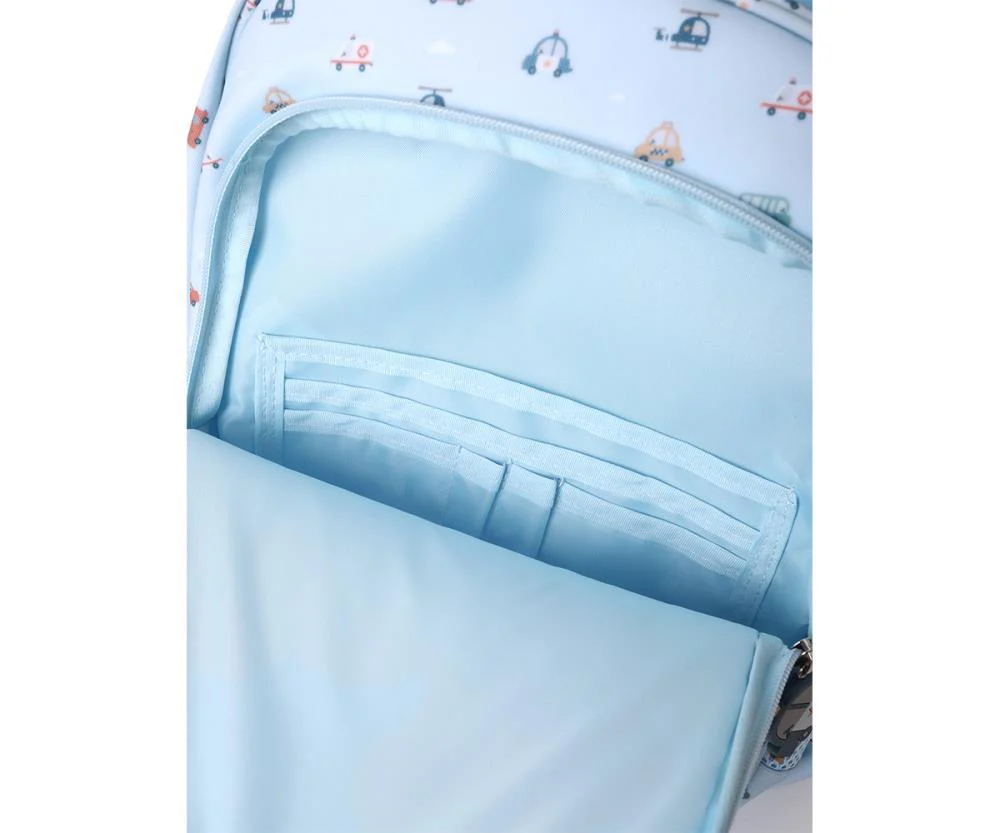 Mochila Média Tutete City Cars 38x27cm com Porta Chaves - Image 6