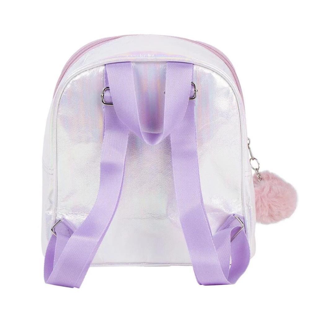 Mochila Minnie Glitter PomPom 21cm - Image 2