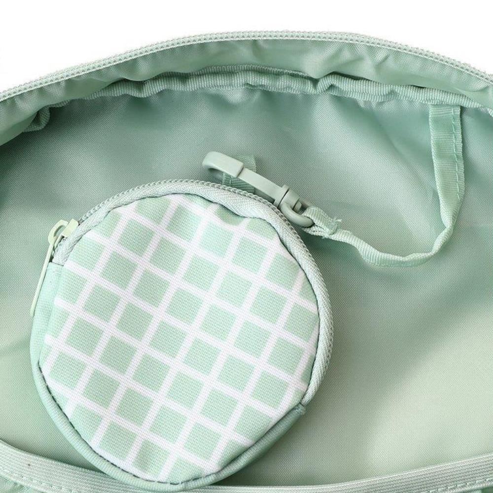 Mochila Monnëka Scout Stripes Sage 35cm - Image 5