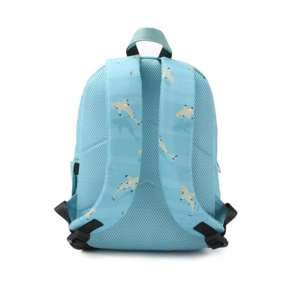Mochila Oriole Turquoise Water & Sharks 38x27cm - Image 3