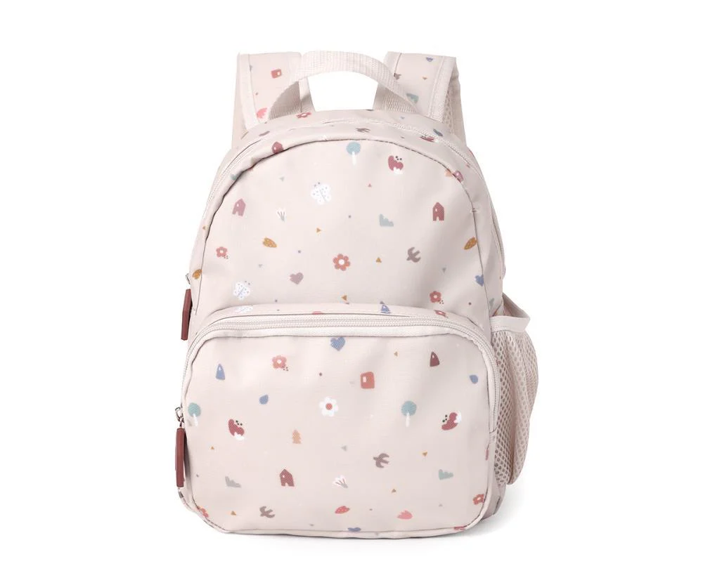 Mochila Pequena com Bolso Tutete Geometric Nature 28x25