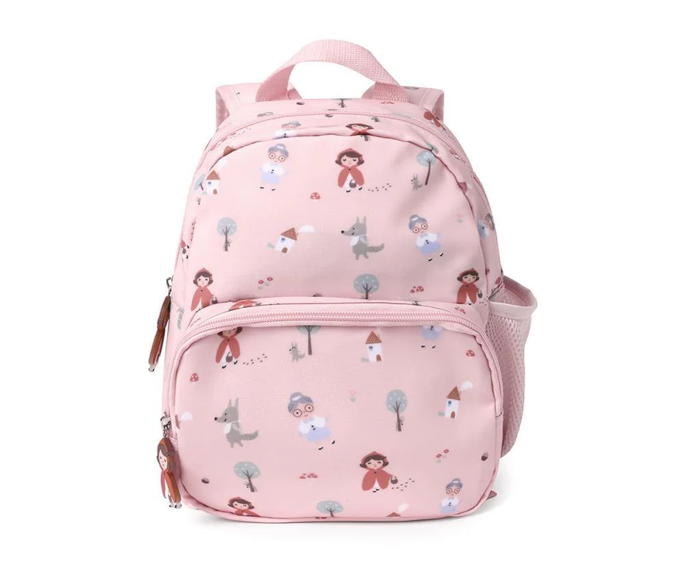 Mochila Pequena com Bolso Tutete Little Red 28x25cm