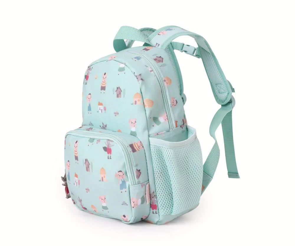 Mochila Pequena com Bolso Tutete Three Little Pigs 28x25 - Image 2