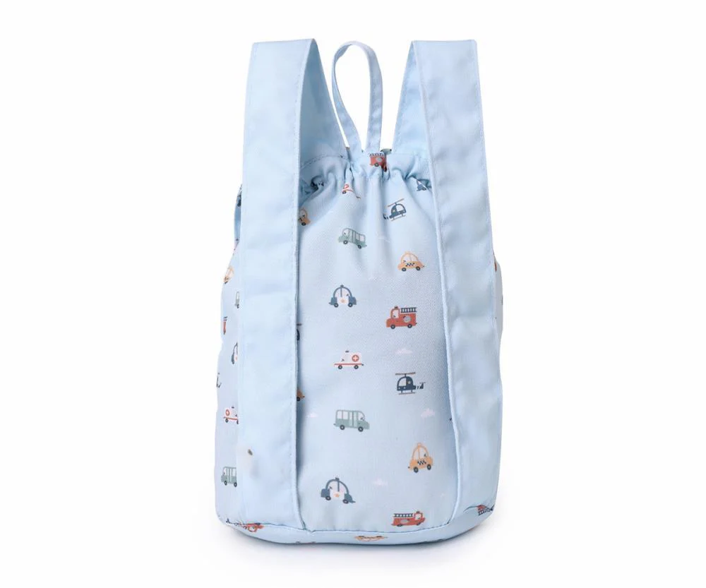 Mochila Pequena em Tecido Tutete City Cars 29x27cm - Image 3