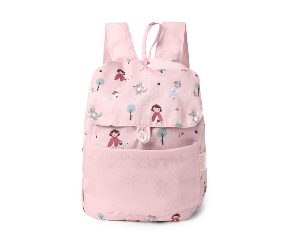 Mochila Pequena em Tecido Tutete Little Red 29x27cm