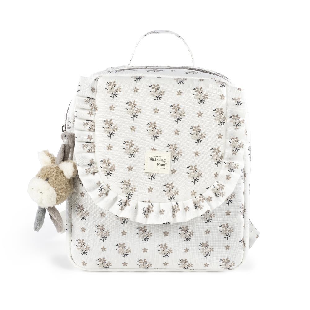 Mochila Pequena Walking Mum Botton Flowers 23cm - Image 2