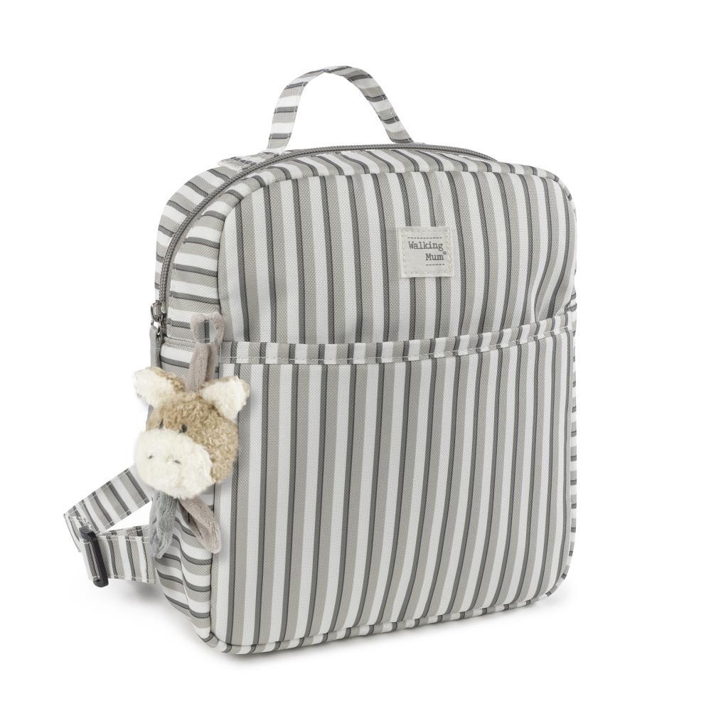 Mochila Pequena Walking Mum Botton Strips 23cm