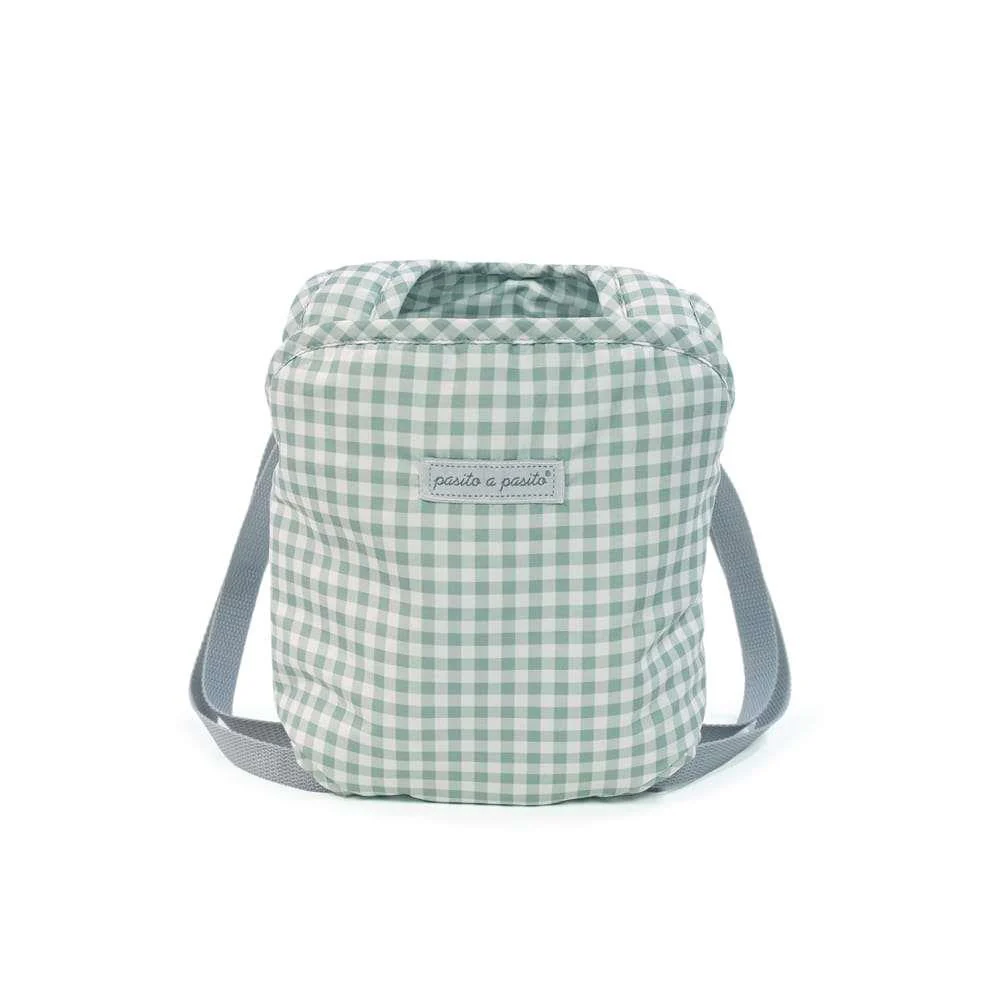 Mochila Porta Bebés para Boneca Pasito a Pasito Tom Vichy Verde - Image 2