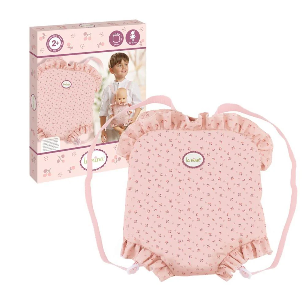 Mochila Porta Bebés para Bonecas Olivia 30cm