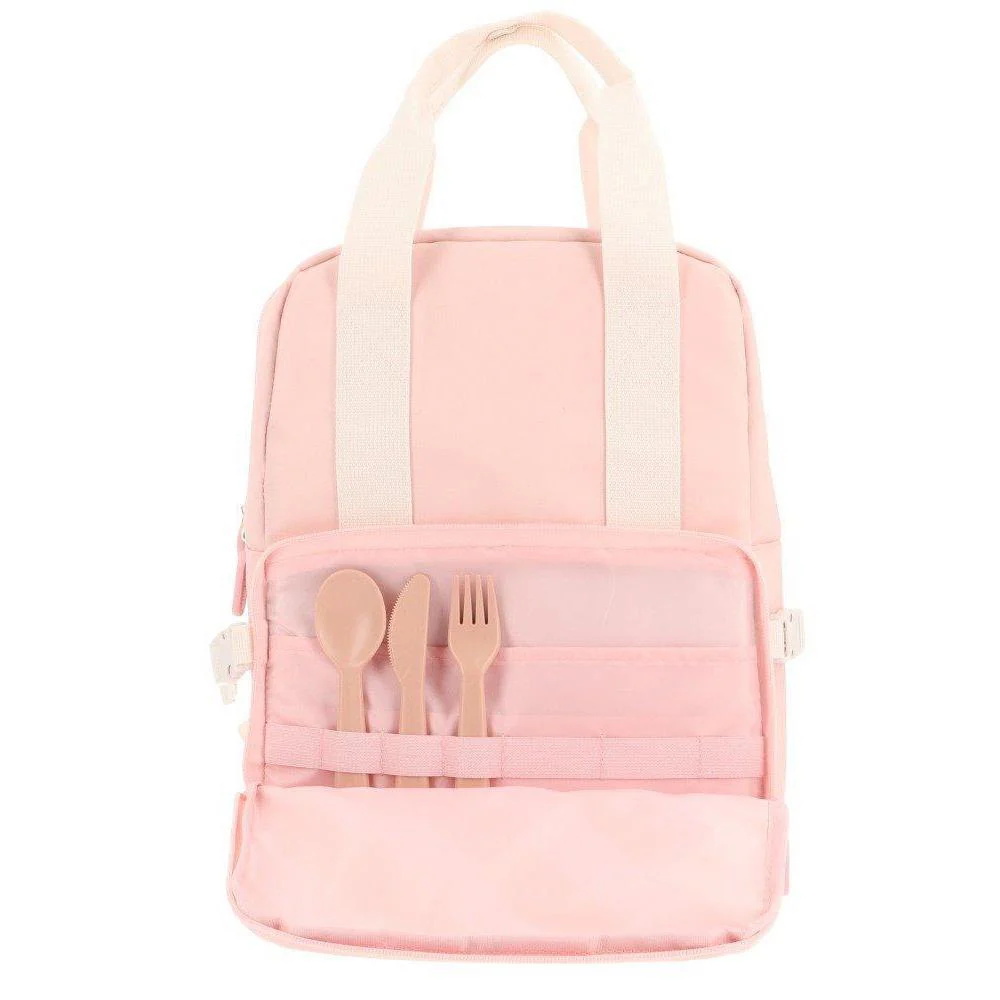 Mochila Térmica Monnëka Big Stripes Pink 35,5x26cm - Image 3