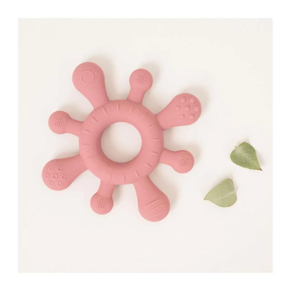 Mordedor Sensorial em Silicone Olmitos Rosa - Image 2