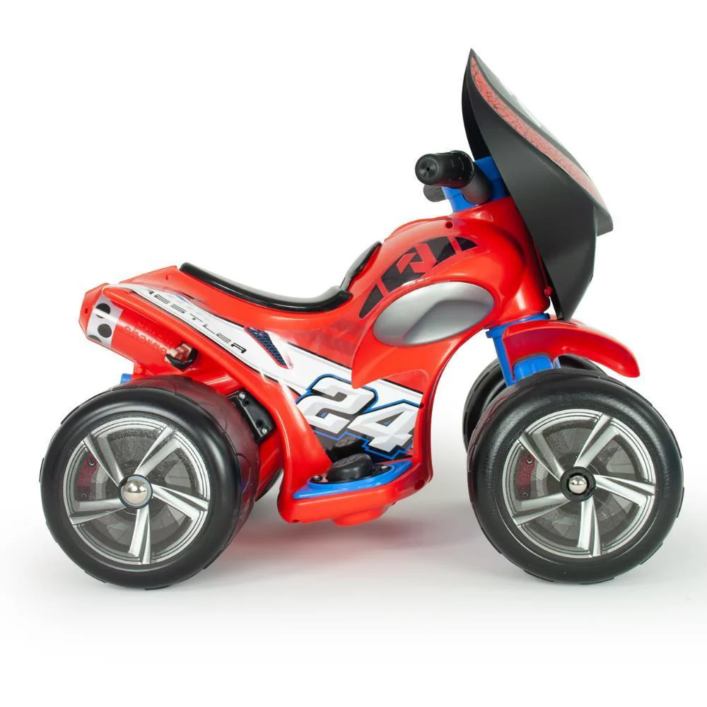 Moto 4 Elétrica Injusa Wrestler 6V Red - Image 2