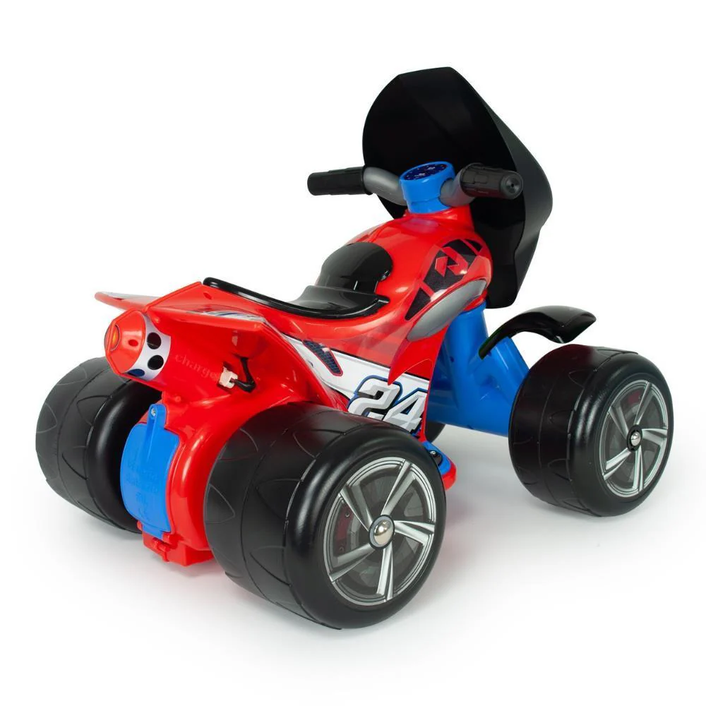 Moto 4 Elétrica Injusa Wrestler 6V Red - Image 3