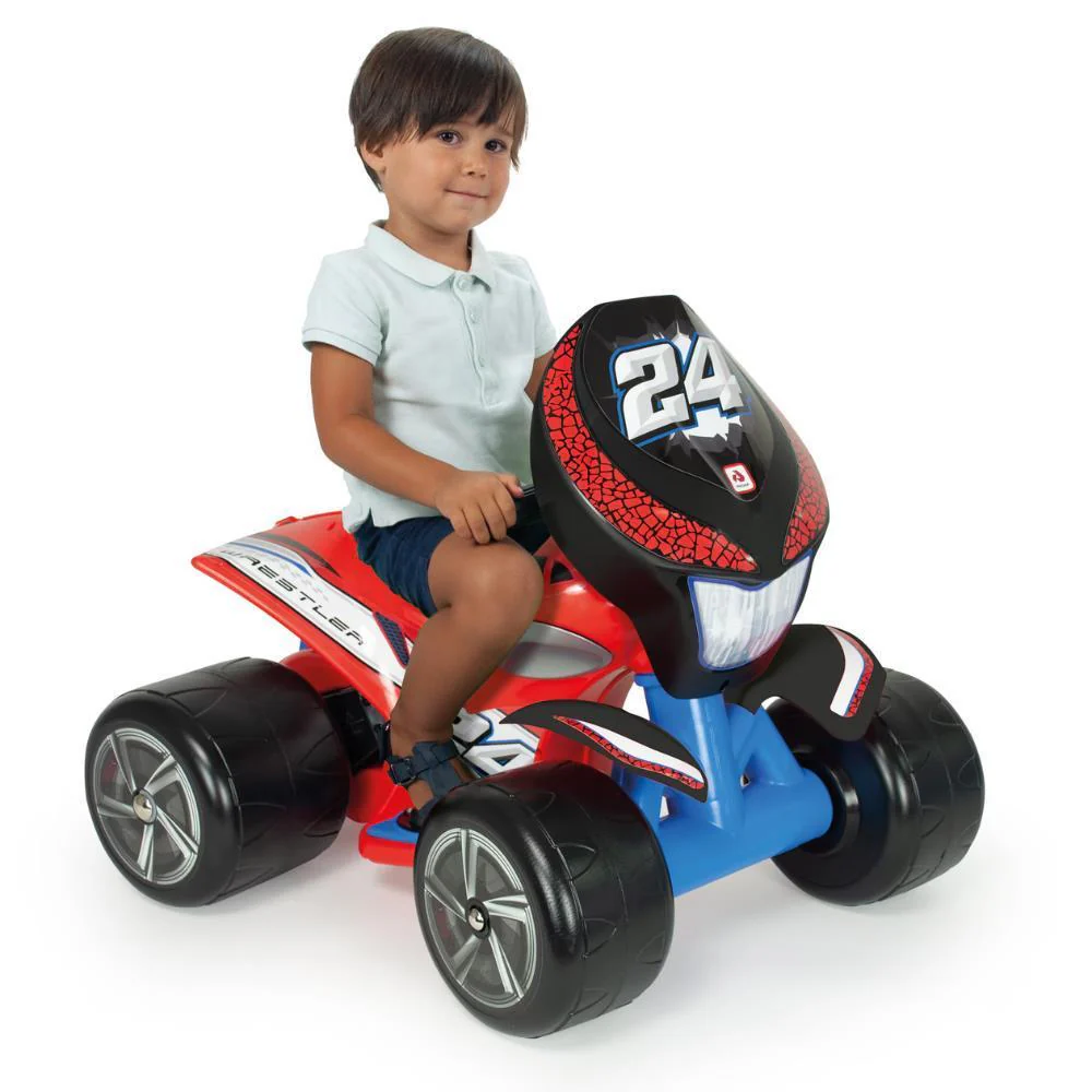 Moto 4 Elétrica Injusa Wrestler 6V Red - Image 4