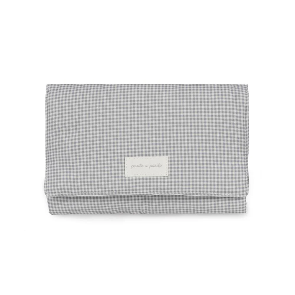 Muda Fraldas Pasito a Pasito Little Bloom Vichy Grey