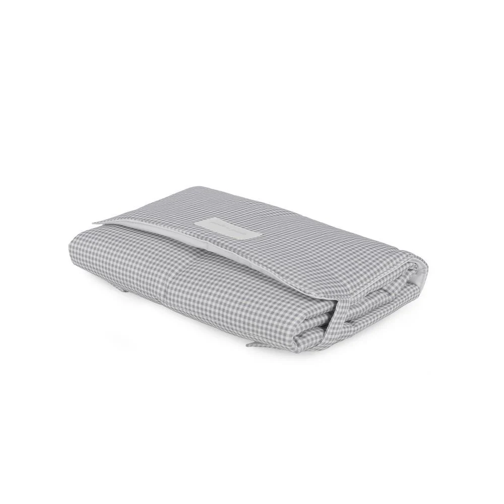 Muda Fraldas Pasito a Pasito Little Bloom Vichy Grey - Image 4